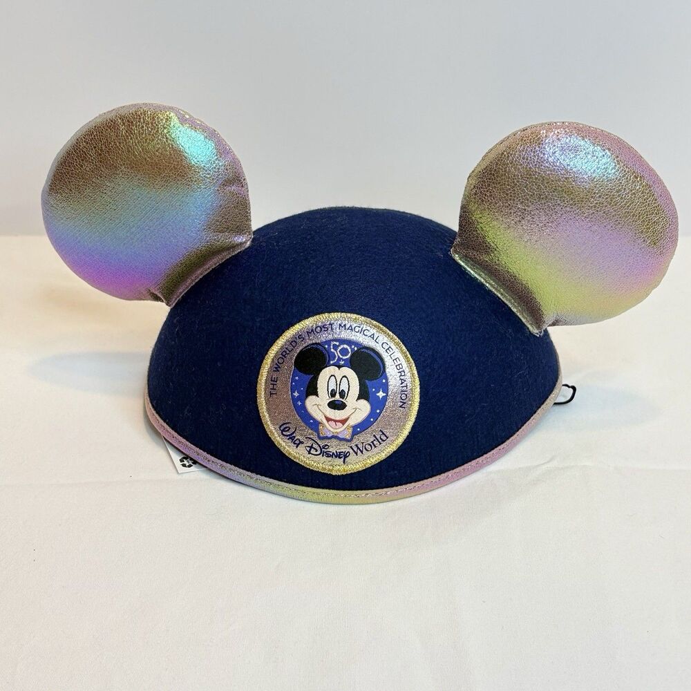 Walt Disney World 50th Anniversary Celebration Mickey Mouse Ear Hat accessories
